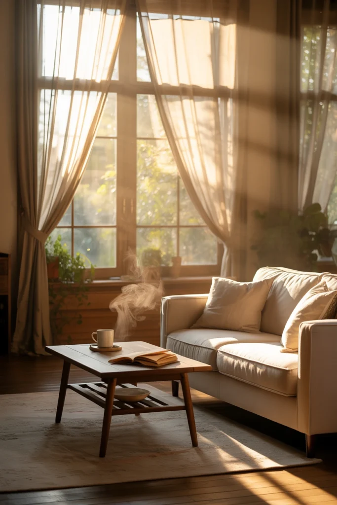 Add Sheer Curtains