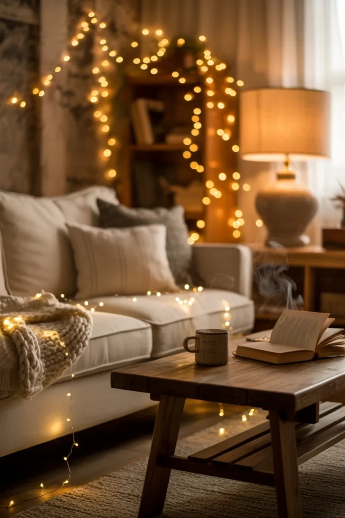 Add Warm Fairy Lights