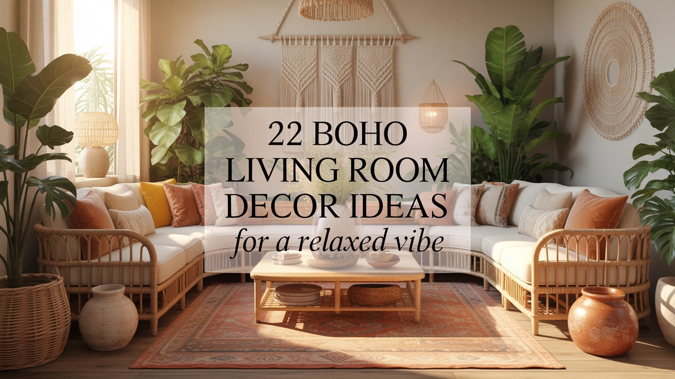 22 Boho Living Room Decor Ideas for a Relaxed Vibe