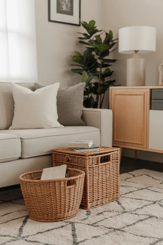 Decorate with Baskets