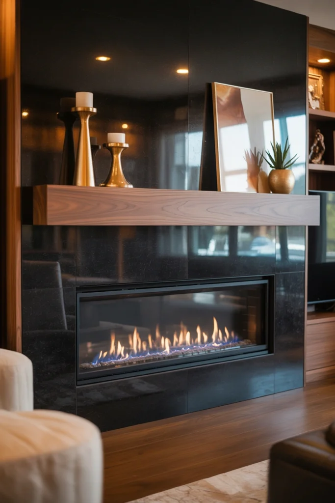 Elegant Fireplace Styling