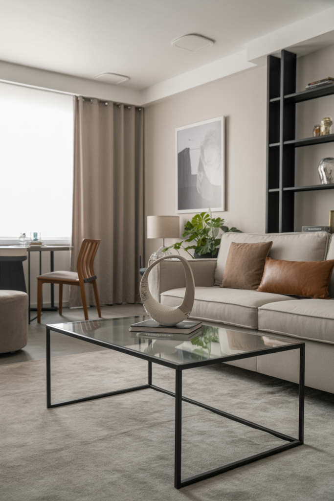 Glass and Metal Furniture