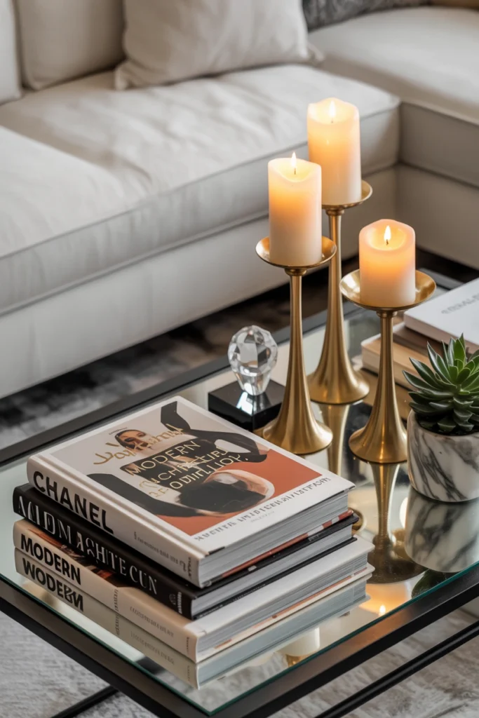 High-End Coffee Table Styling