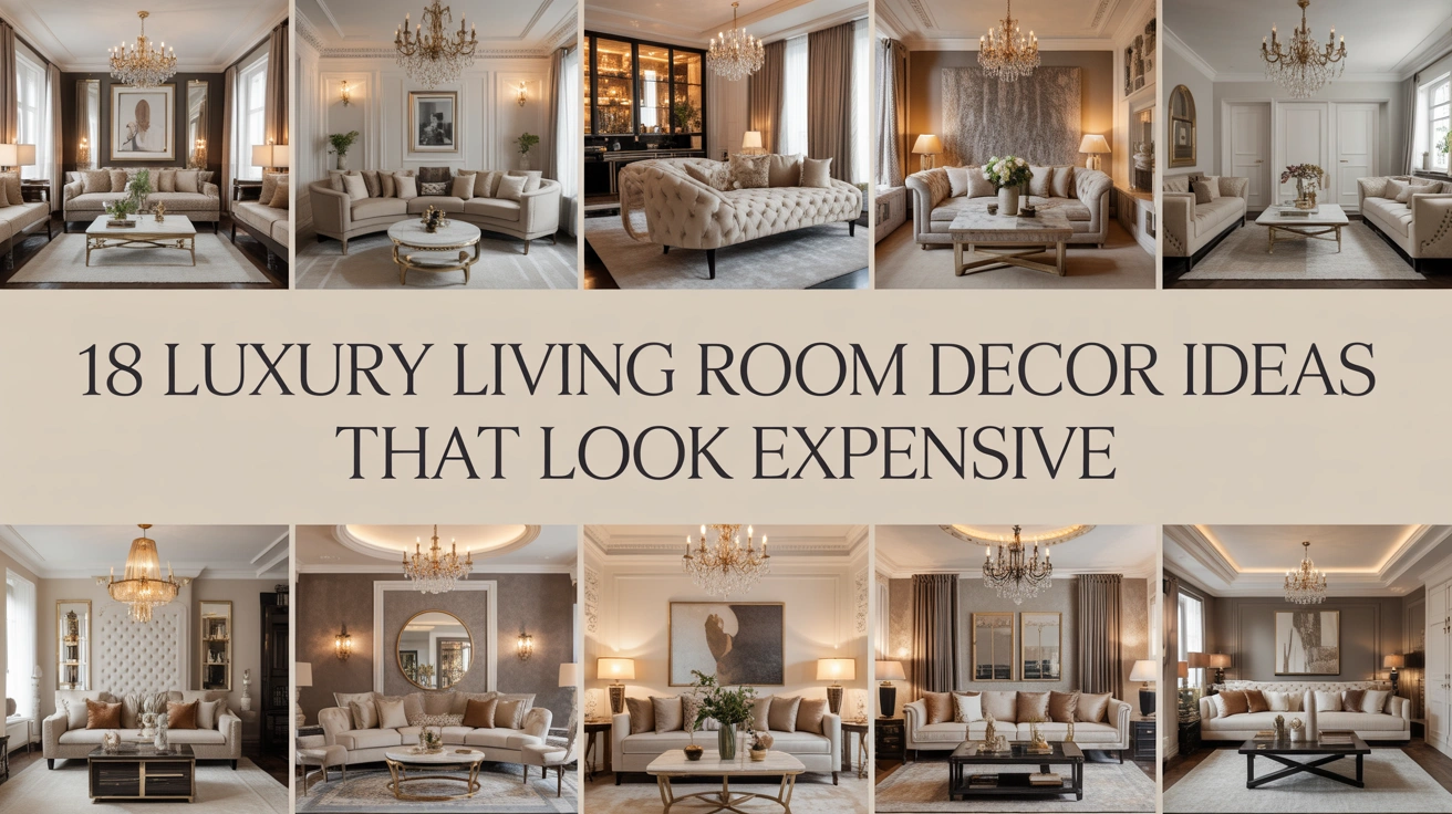 18 Luxury Living Room Decor Ideas That Look Expensive