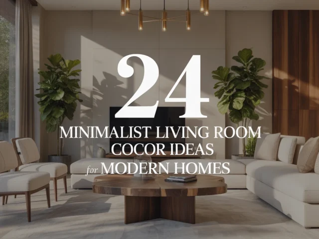 Minimalist Living Room Decor Ideas for Modern Homes