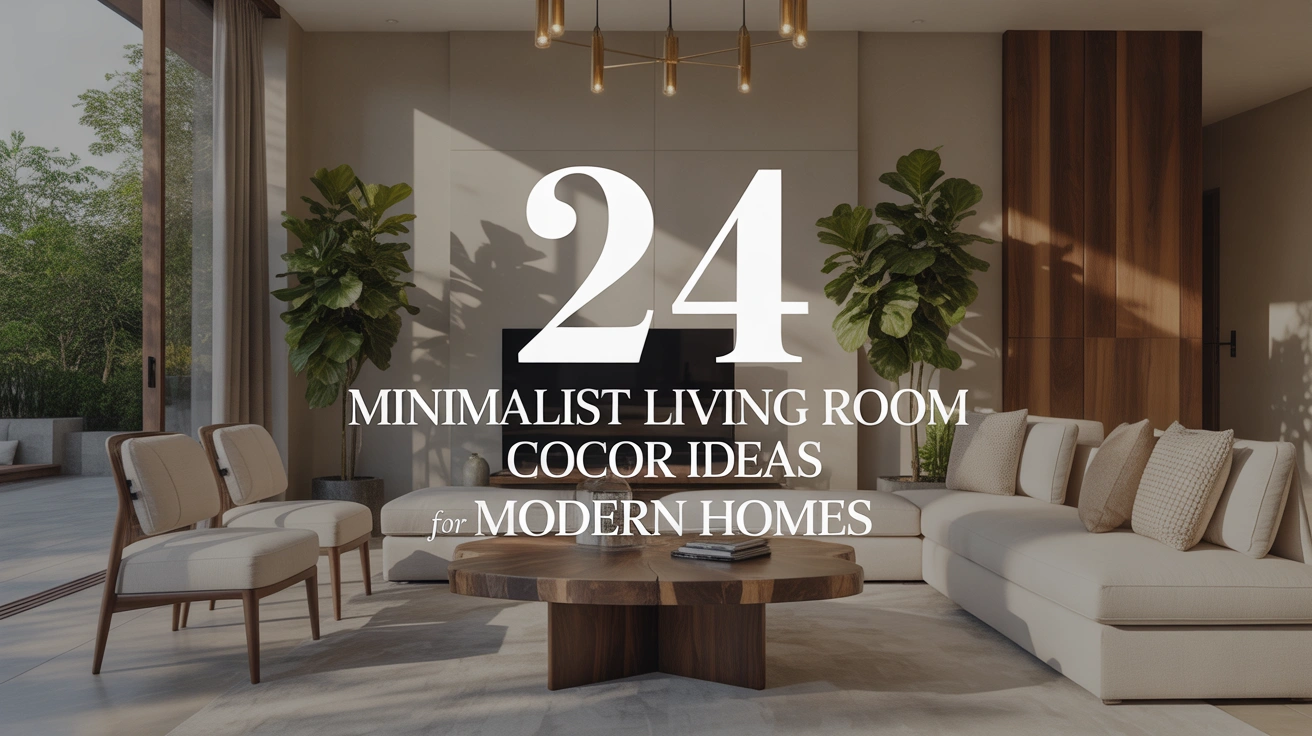 24 Minimalist Living Room Decor Ideas for Modern Homes