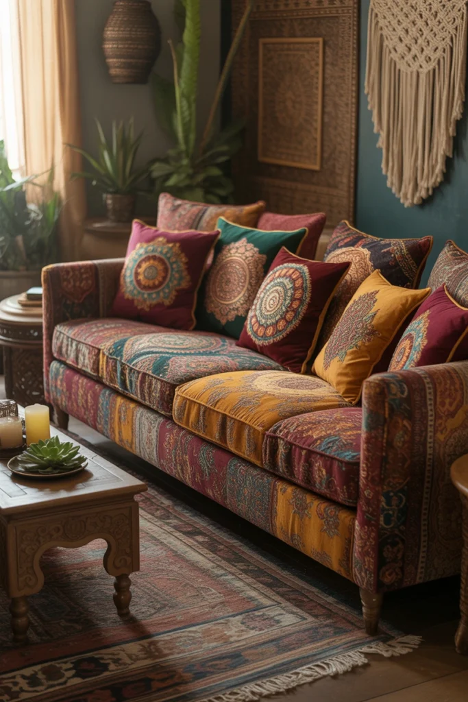 Mixed Pattern Pillows