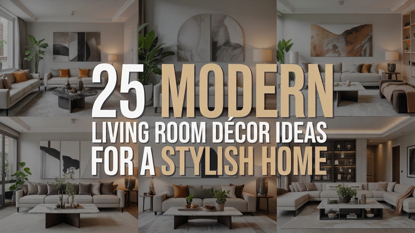 25 Modern Living Room Decor Ideas For a Stylish Home