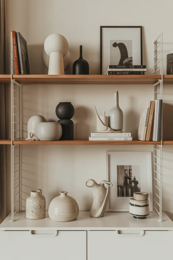 Open Shelf Decor Styling