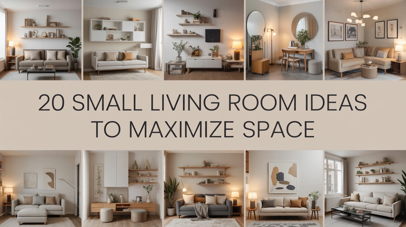 20 Small Living Room Ideas to Maximize Space