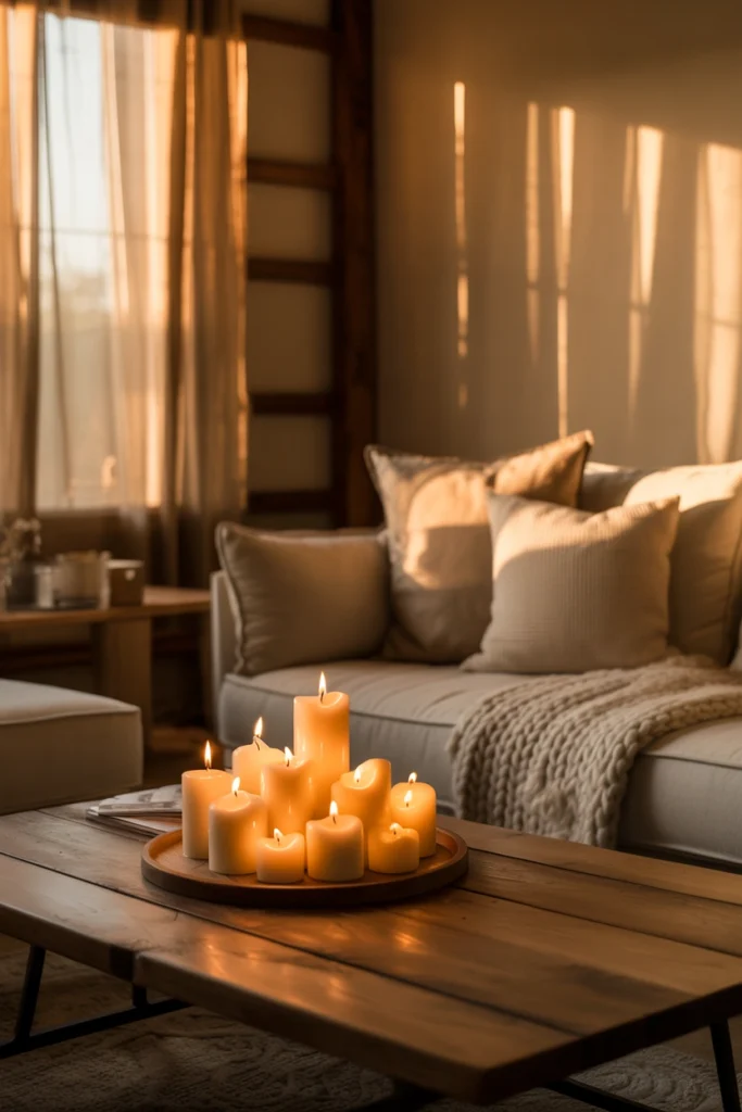 Use Candles for Warmth
