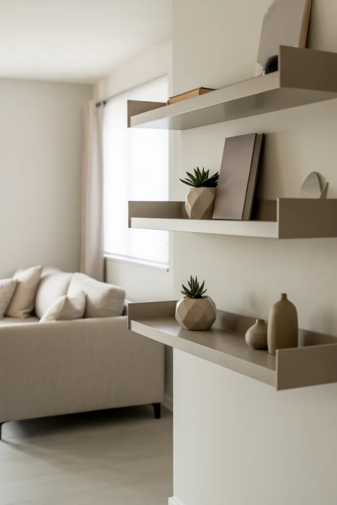 Use Floating Shelves