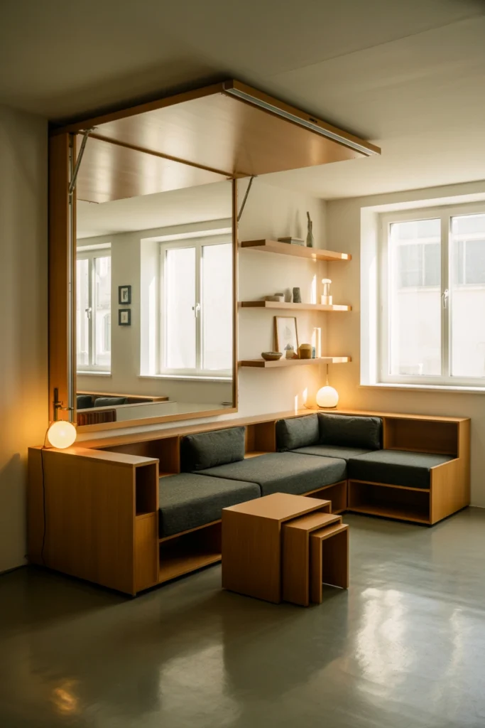 Use Foldable Furniture