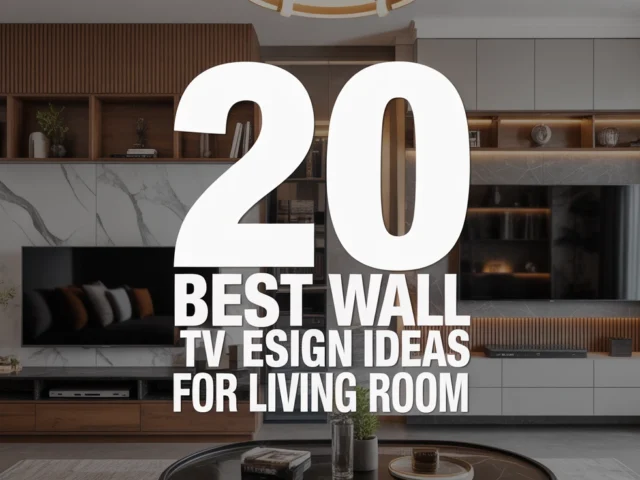 20 Best TV Wall Design Ideas for Living Room