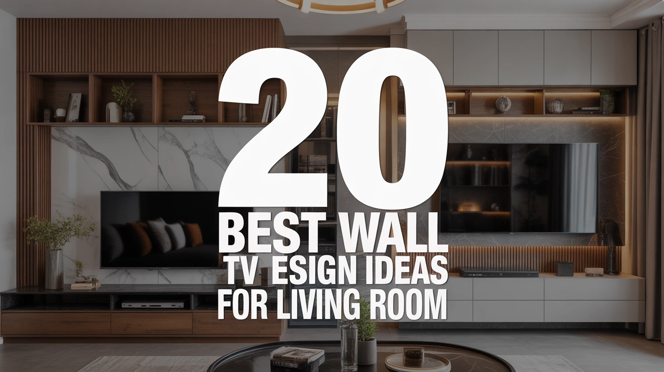 20 Best TV Wall Design Ideas for Living Room
