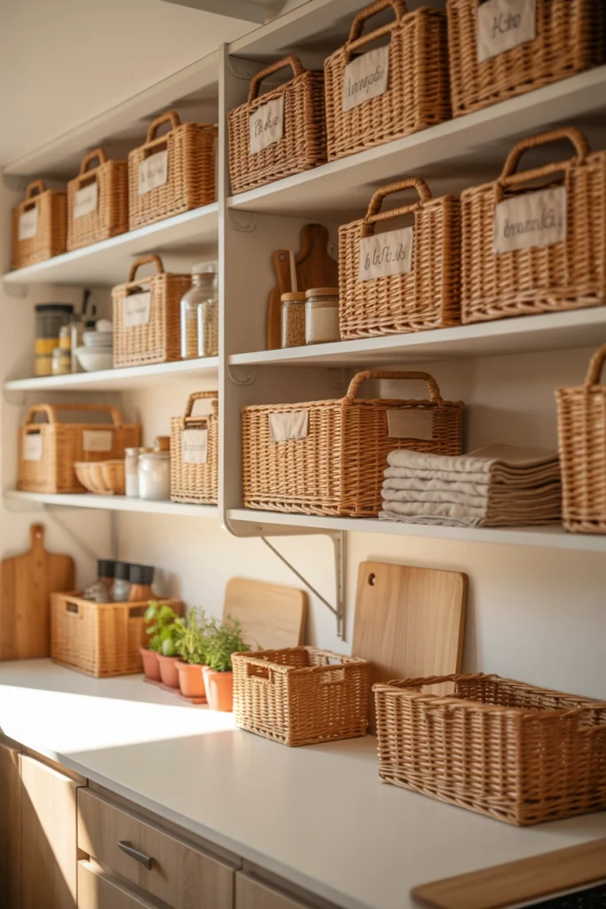 Add Decorative Baskets