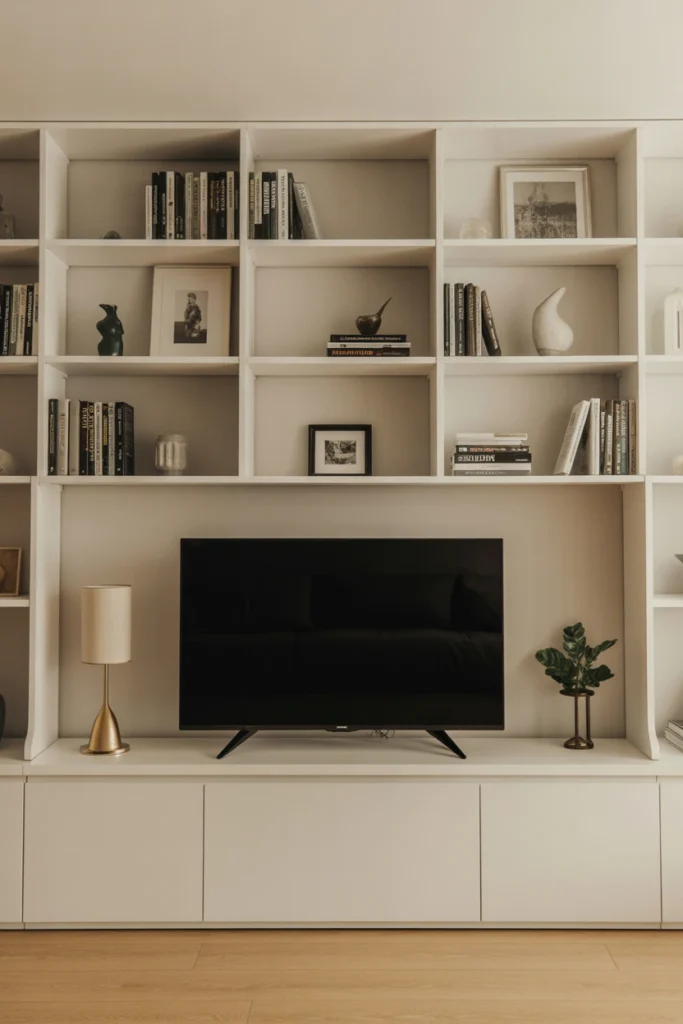 Black and Wood Combination Wall