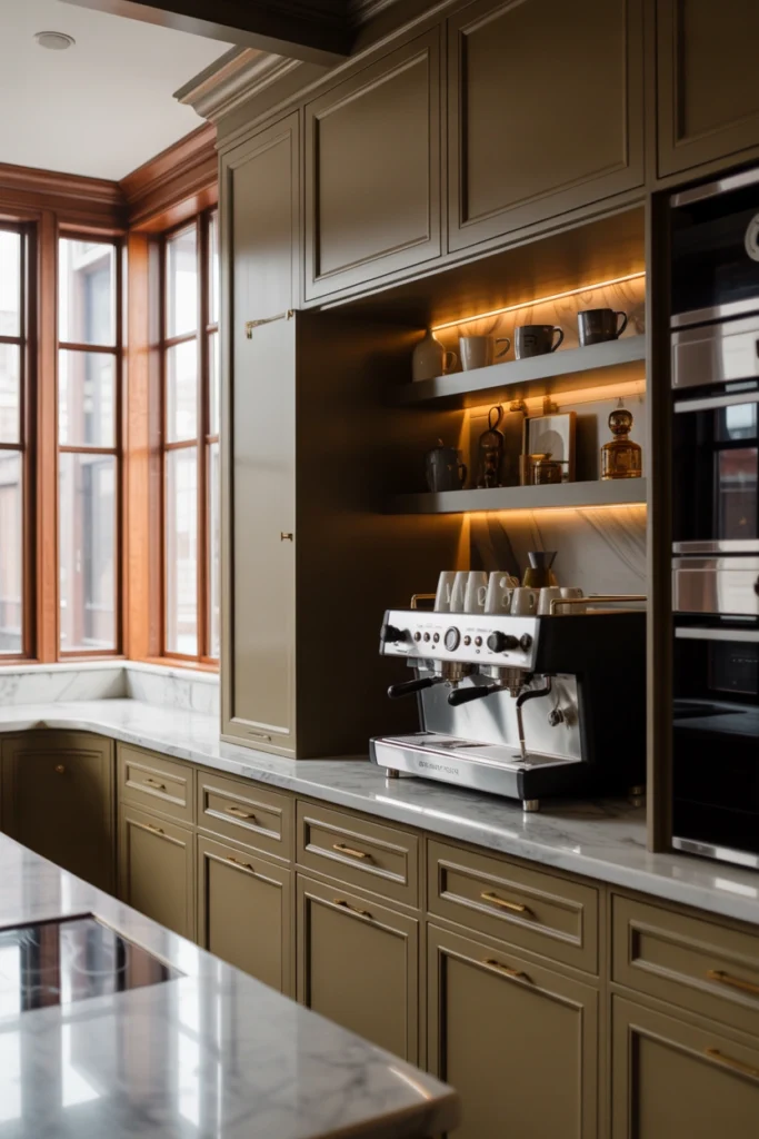 Built-In Coffee Station