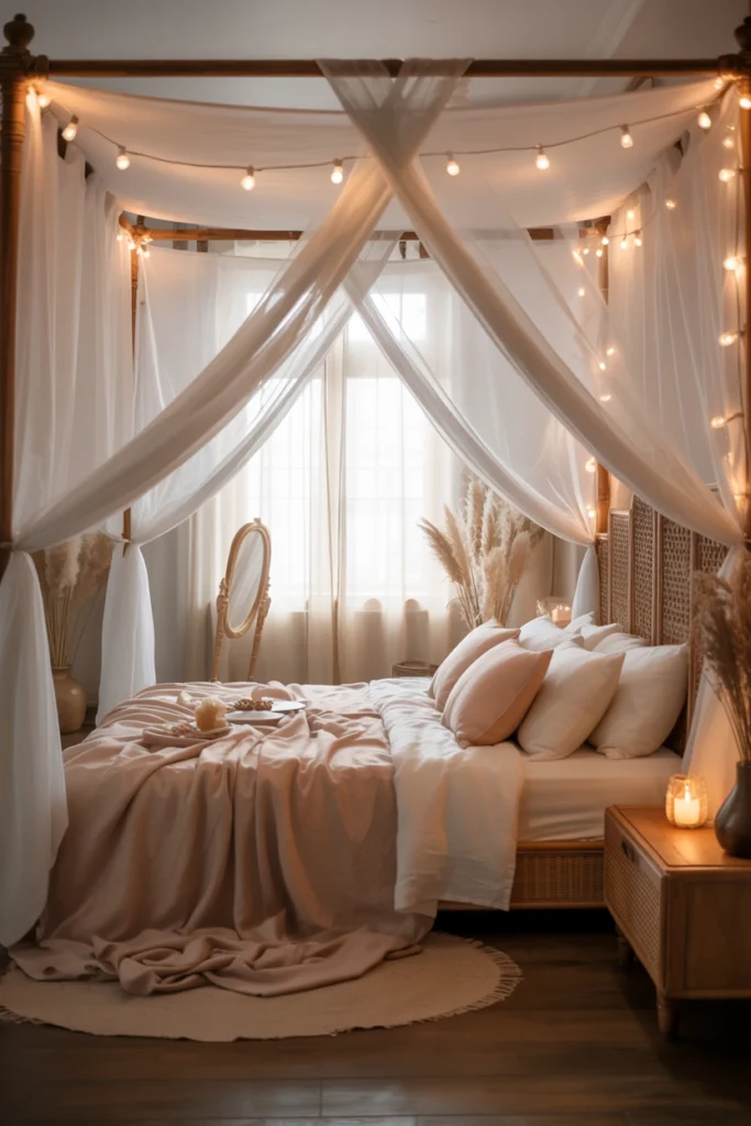 Canopy Bed Styling