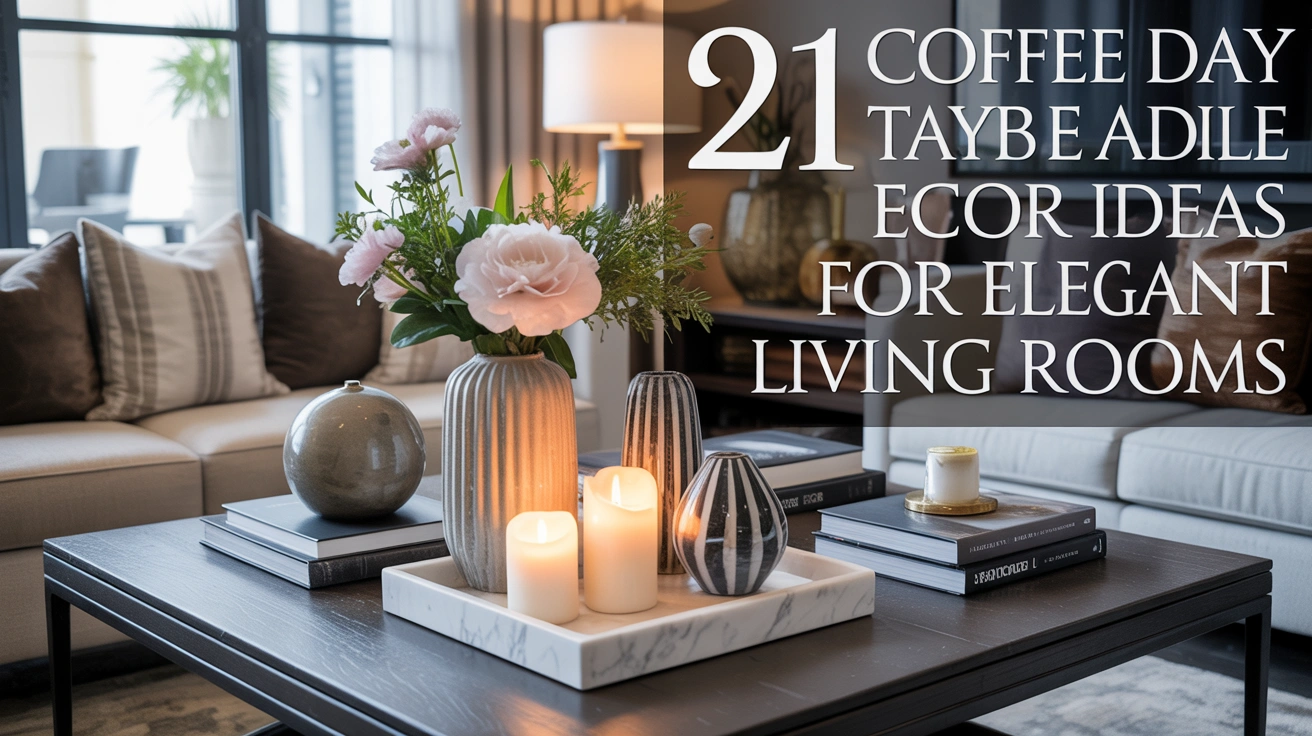 21 Coffee Table Decor Ideas for Elegant Living Rooms