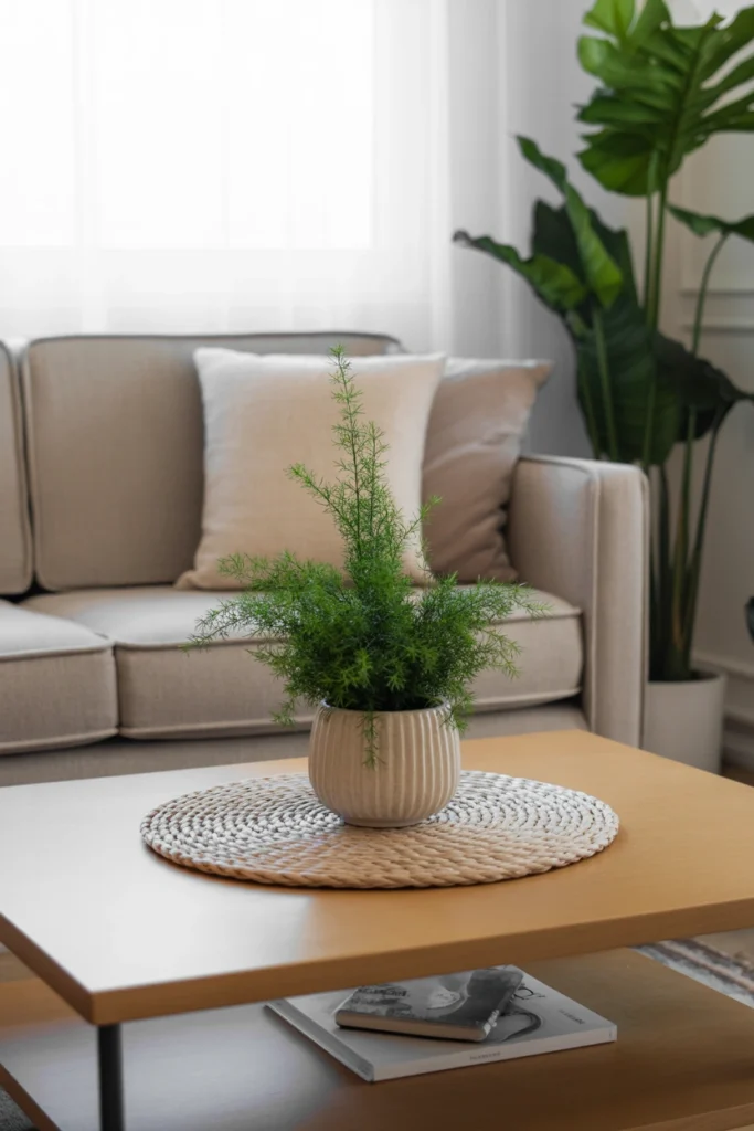 Coffee Table Plant Centerpiece