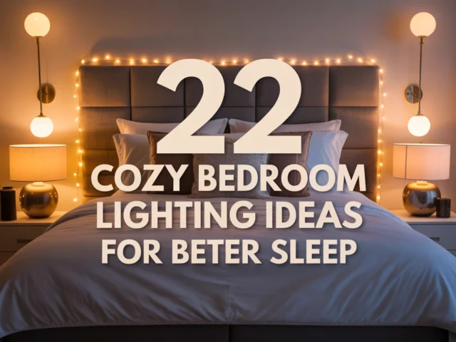 Cozy Bedroom Lighting Ideas for Better Sleep