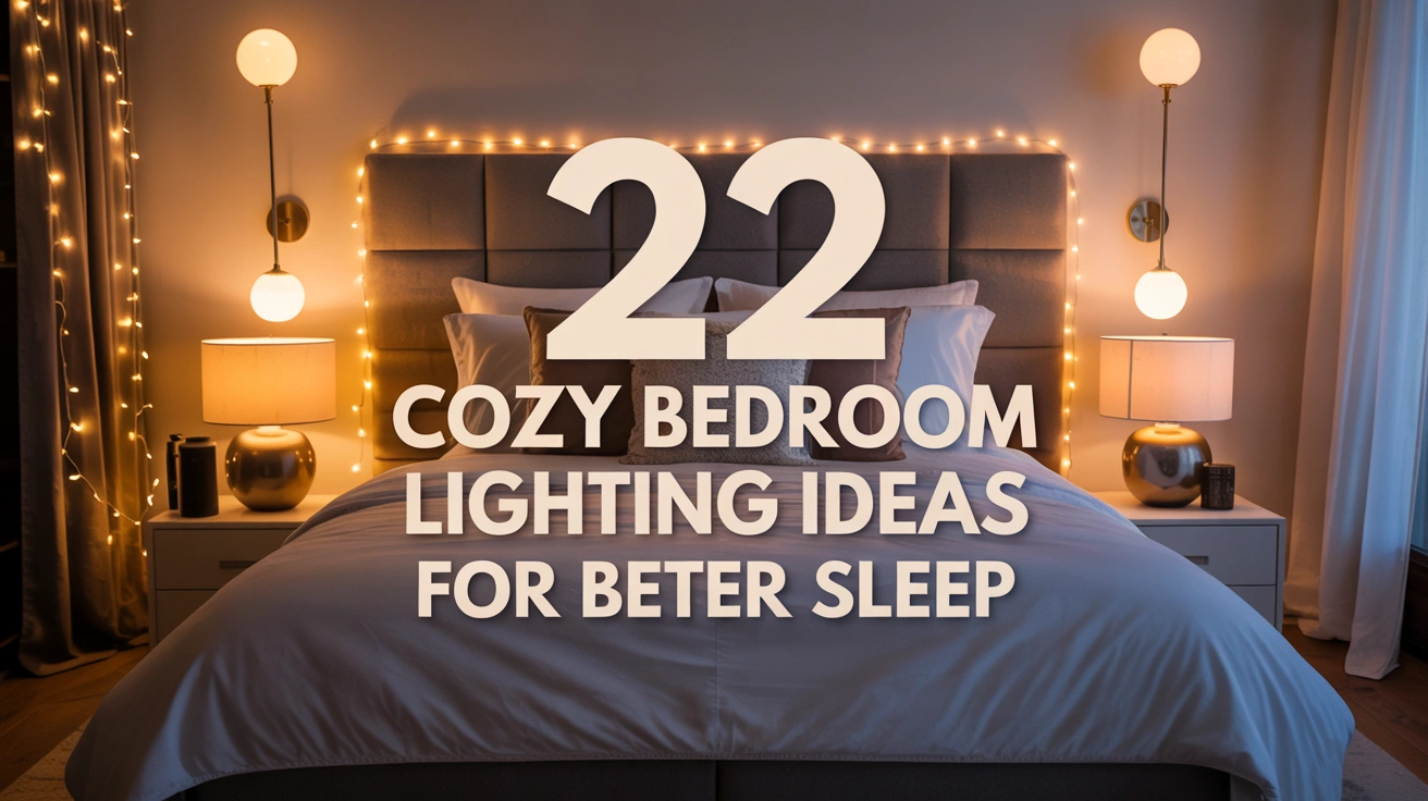 22 Cozy Bedroom Lighting Ideas for Better Sleep