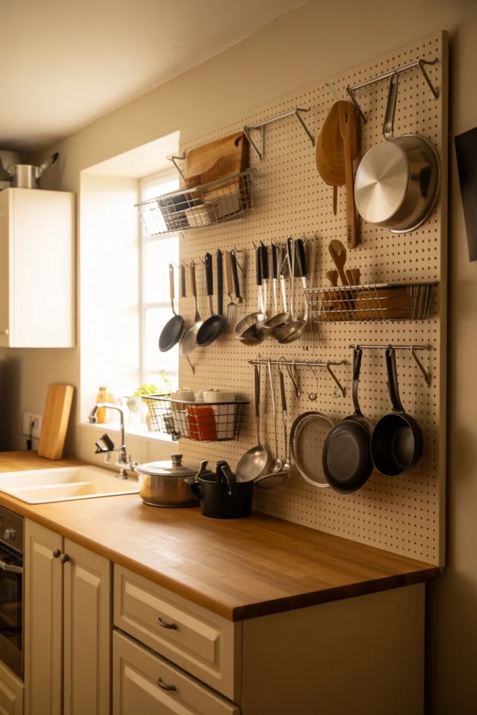 Create a Pegboard Organizer