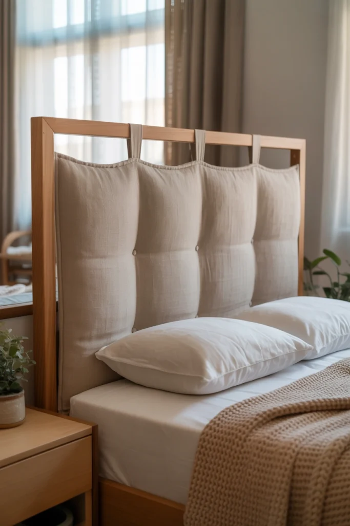 DIY Fabric Headboard