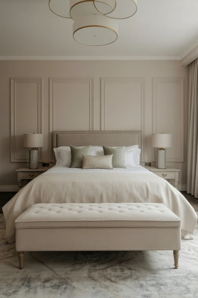 Decorative Bench at Foot of Bed