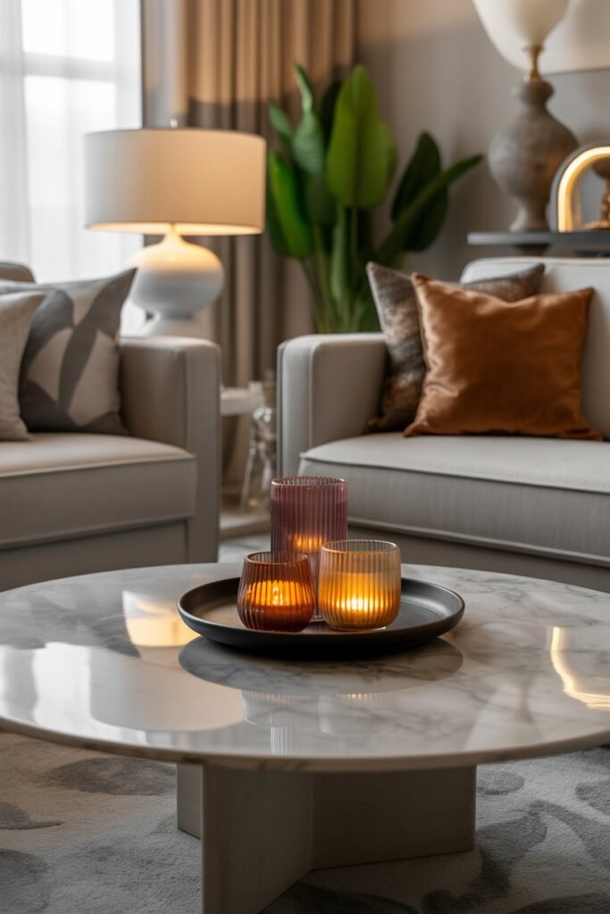 Elegant Candle Display