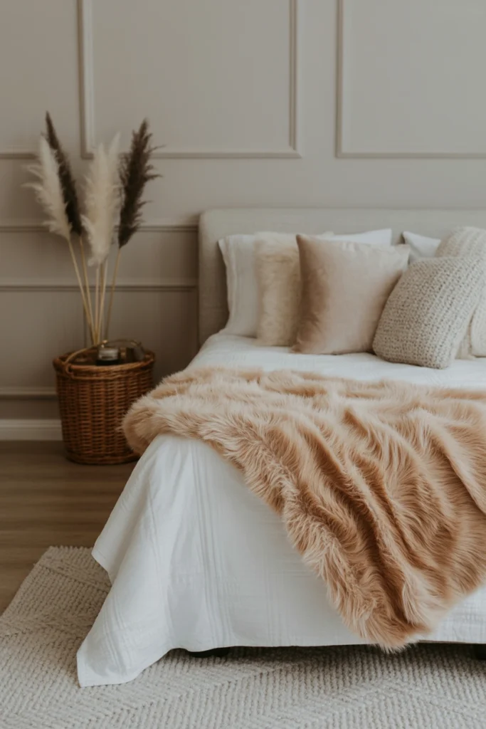 Faux Fur Throw Blanket