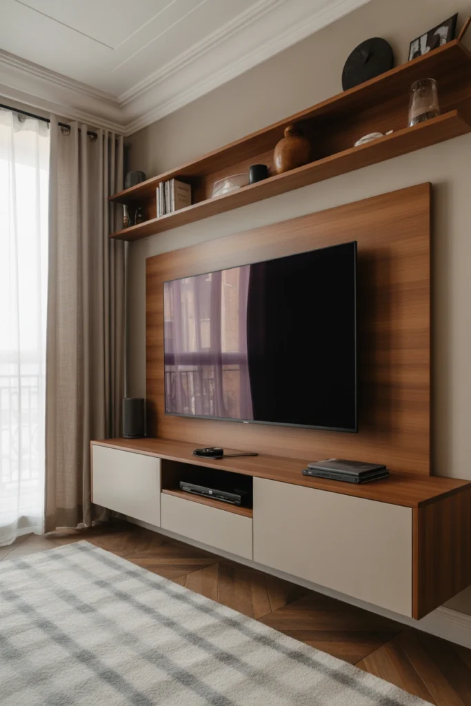 Floating Wooden Panel