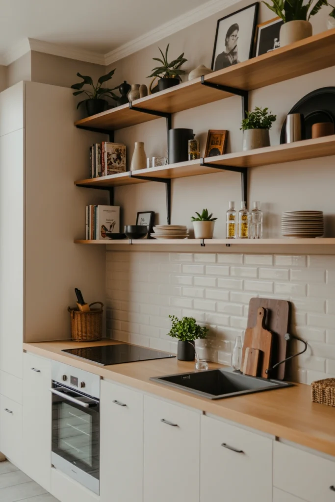 Floating Wooden Shelves