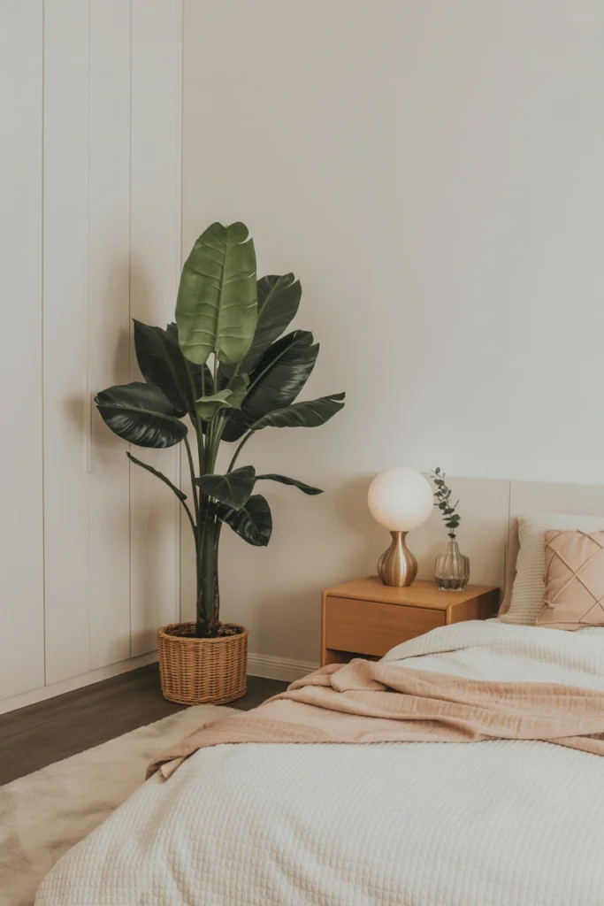 Incorporate Indoor Plants Sparingly