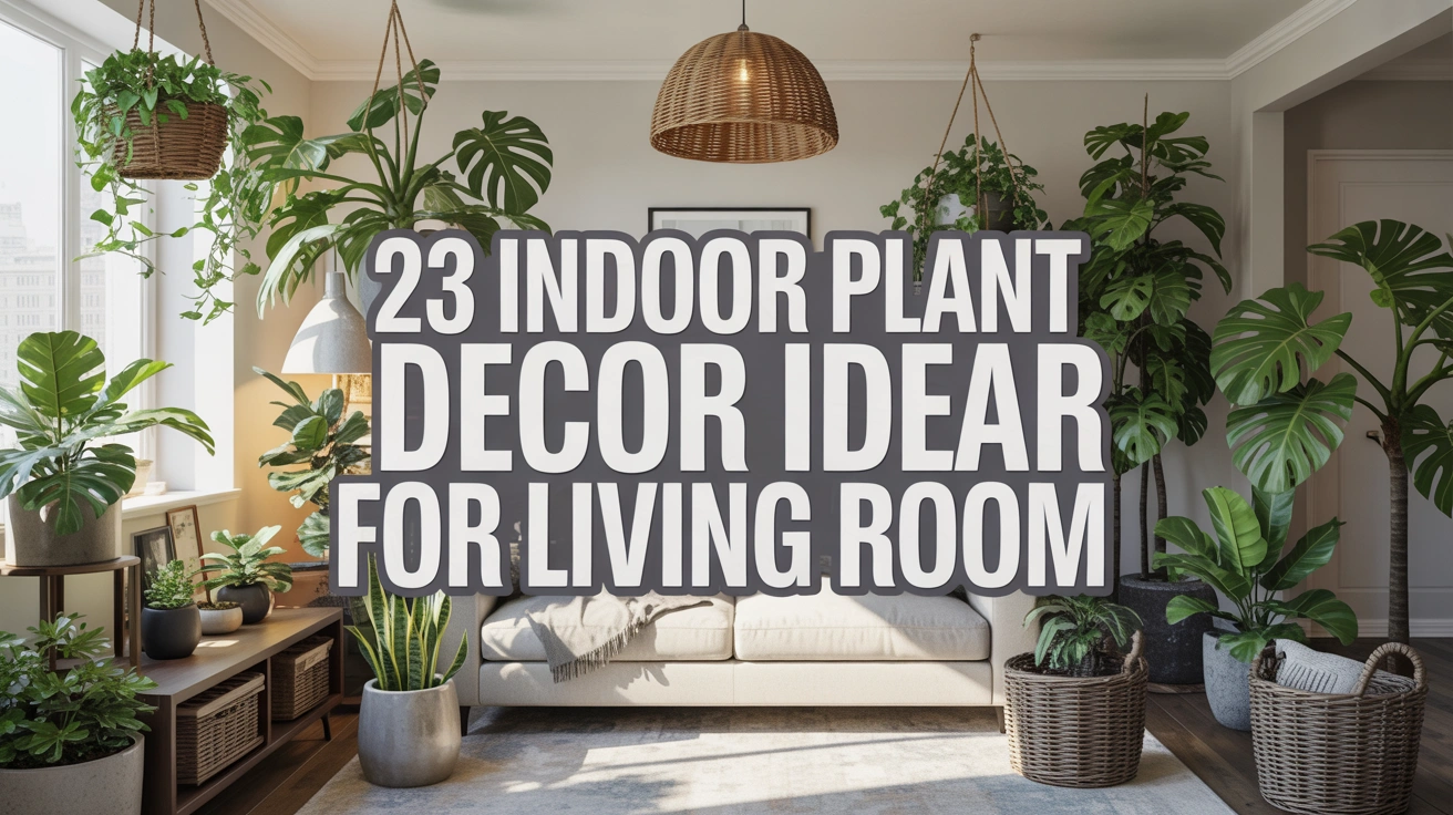 23 Indoor Plant Decor Ideas for Living Room
