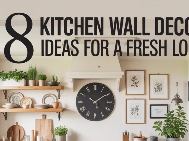 Kitchen Wall Decor Ideas for a Fresh Look