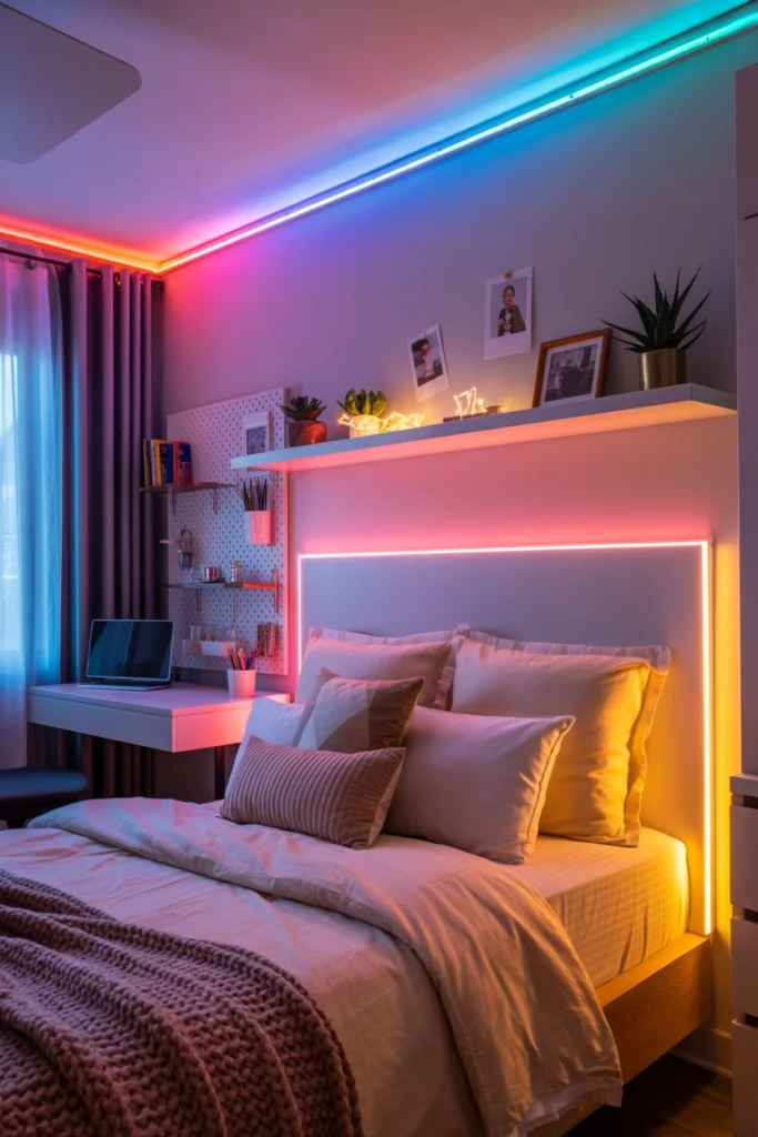LED Light Strip Accent Walls