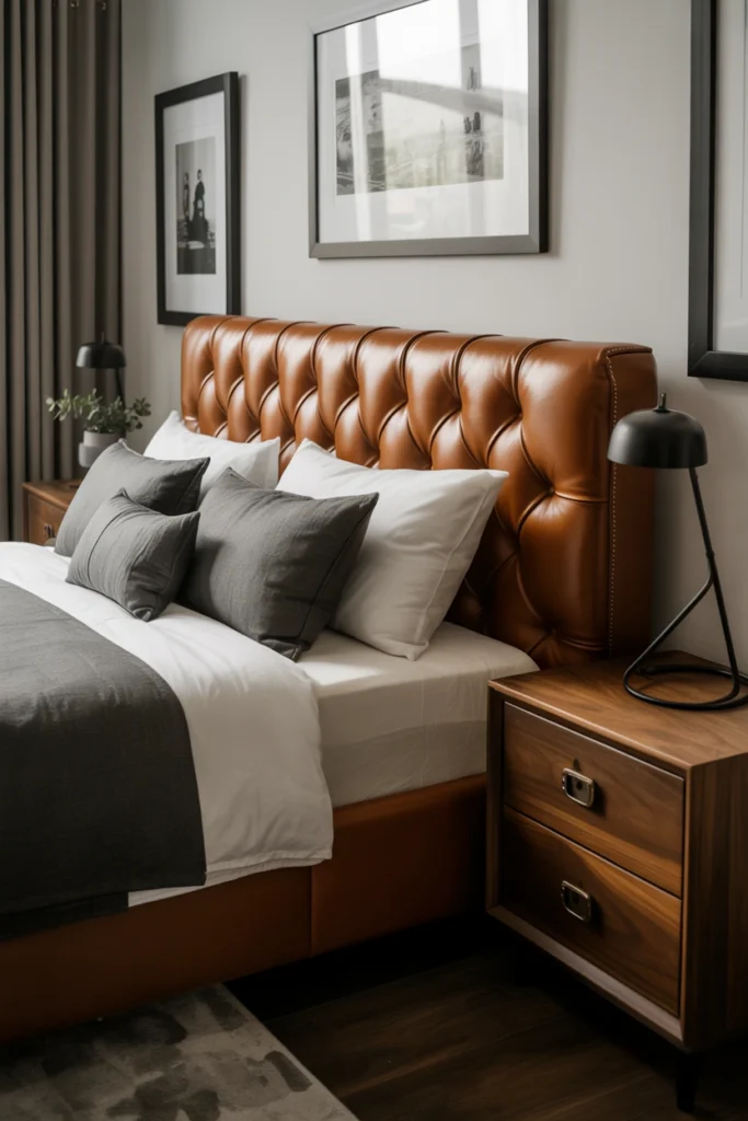 Leather Headboard
