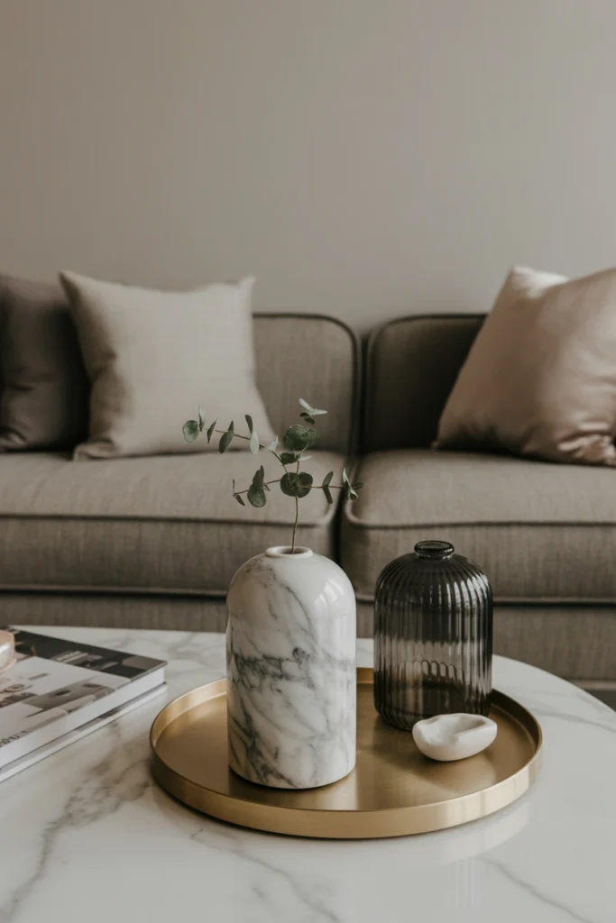 Luxe Mixed Material Arrangement
