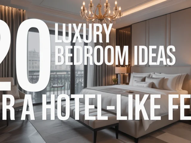 Luxury Bedroom Ideas for a Hotel-Like Feel