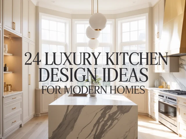 Luxury Kitchen Design Ideas for Modern Homes