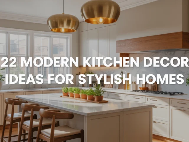 Modern Kitchen Decor Ideas for Stylish Homes