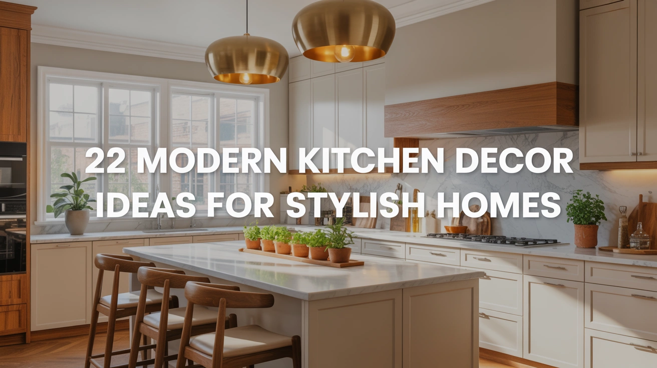 22 Modern Kitchen Decor Ideas for Stylish Homes