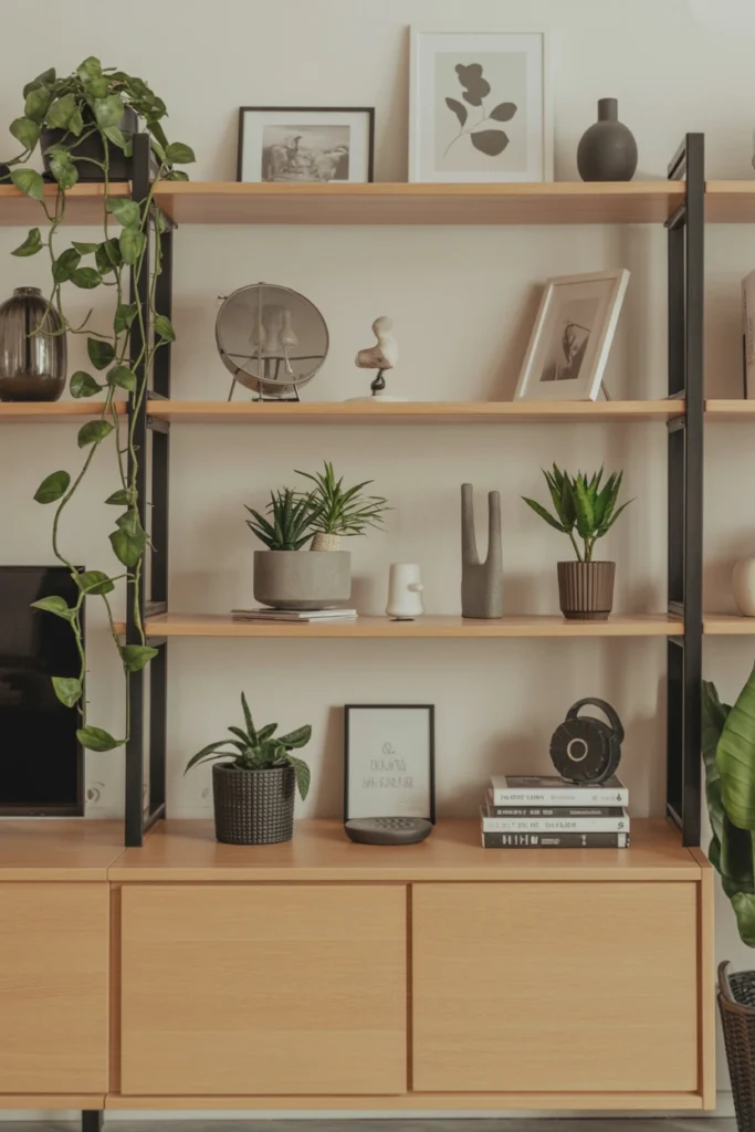 Plant Shelf Styling