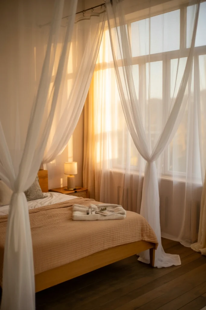 Sheer Flowing Curtains