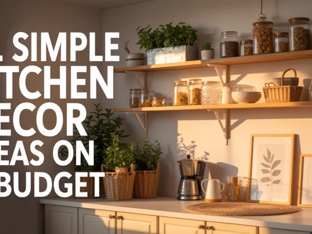 Simple Kitchen Decor Ideas on a Budget