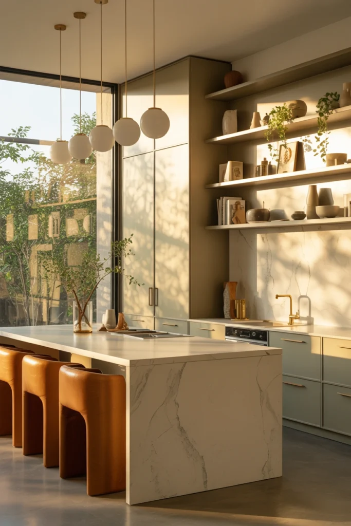 Sleek White Cabinetry