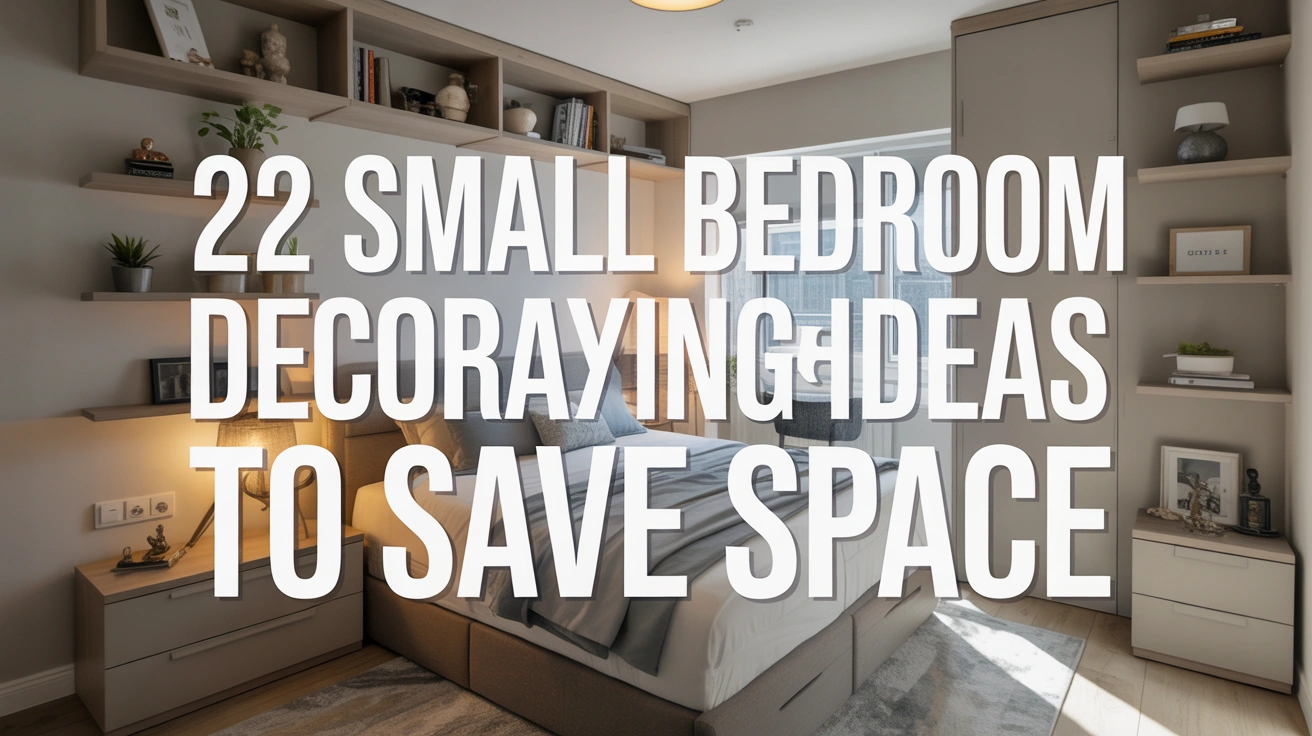 22 Small Bedroom Decorating Ideas to Save Space
