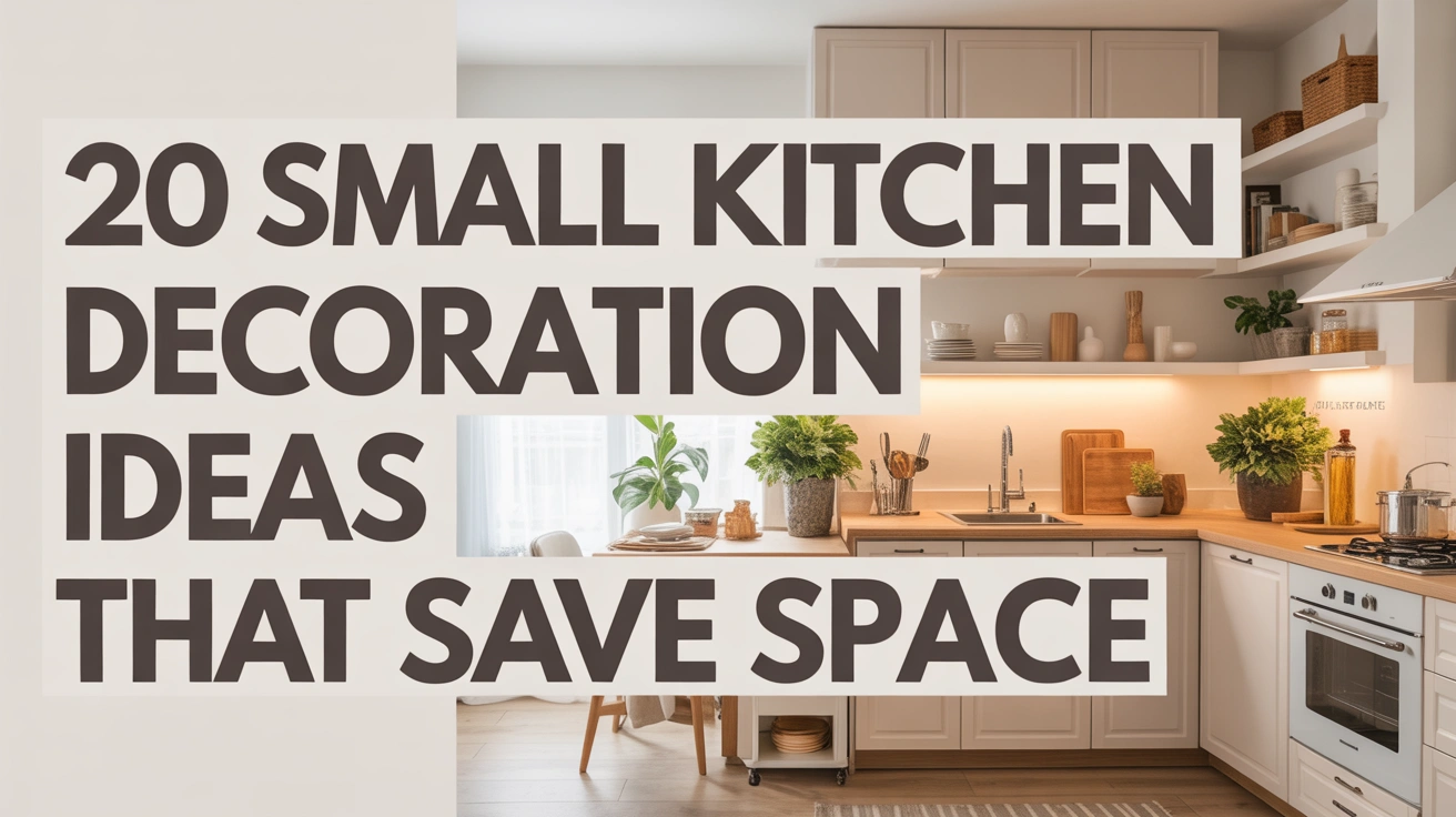 Small Kitchen Decoration Ideas That Save Space